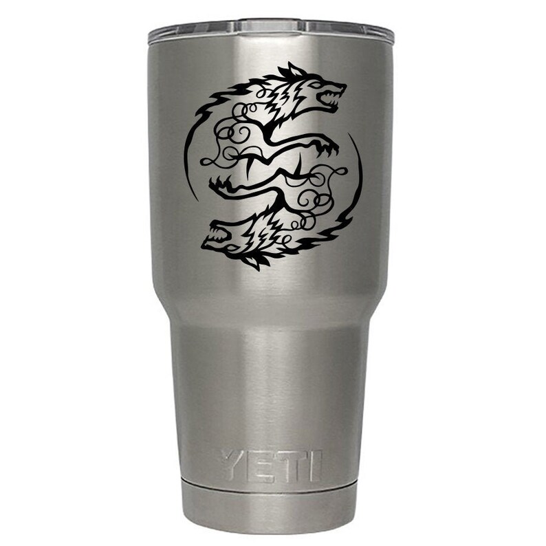 Wolves of Odin Viking Vinyl CAR DECAL Norse Mythology Geri Etsy