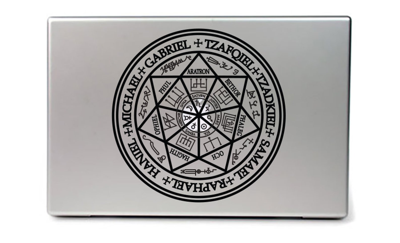 Seal of the Seven Archangels Vinyl WALL ART Angel Symbol | Etsy