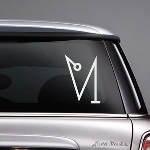 Archangel Sigil Raziel Rose Wheel Vinyl CAR DECAL Angel Symbol Mystic Prayer