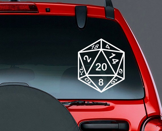 D20 outlet car decal