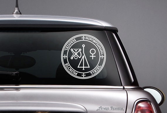 Archangel Haniel Sigil Vinyl CAR DECAL Angel Symbol Mystic Seal - Etsy