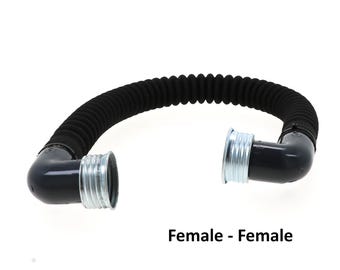 Double Right Angled Gas Mask Hose