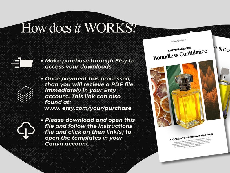 Perfume Notes. Post Perfume Instagram Post Templates: Scent and Fragrance Brand Social ...