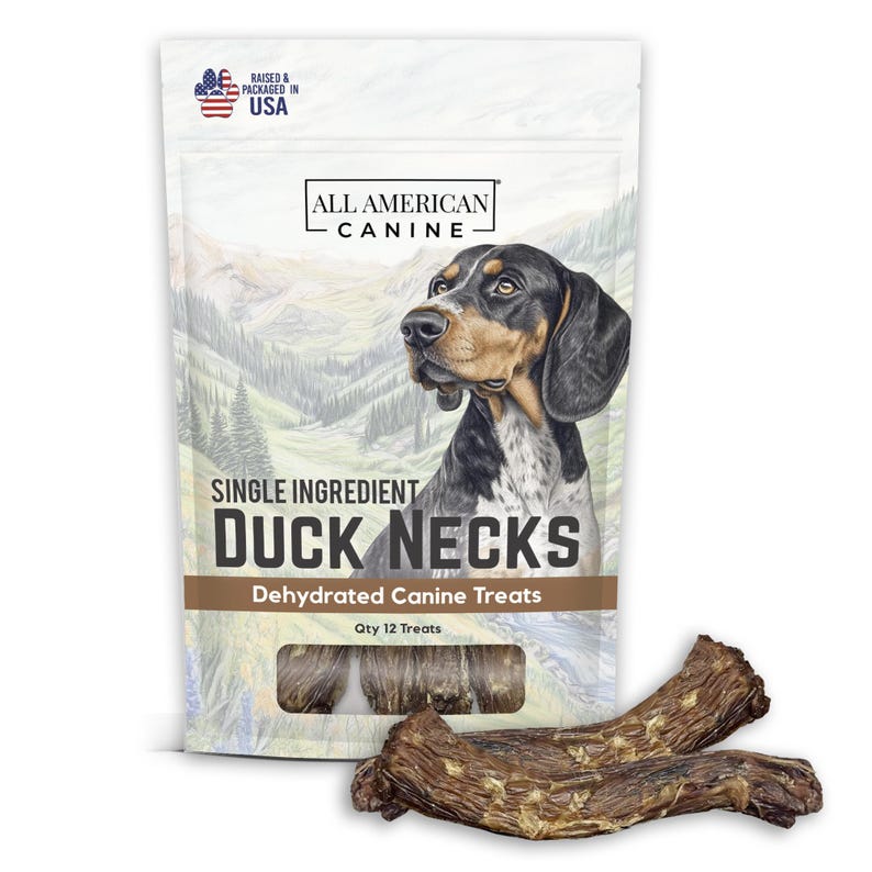 Duck Necks Natural Single Ingredient Chewy Digestible Low-Fat Dehydrated Dog Treats for Training, Rewarding, Teeth Cleaning image 1