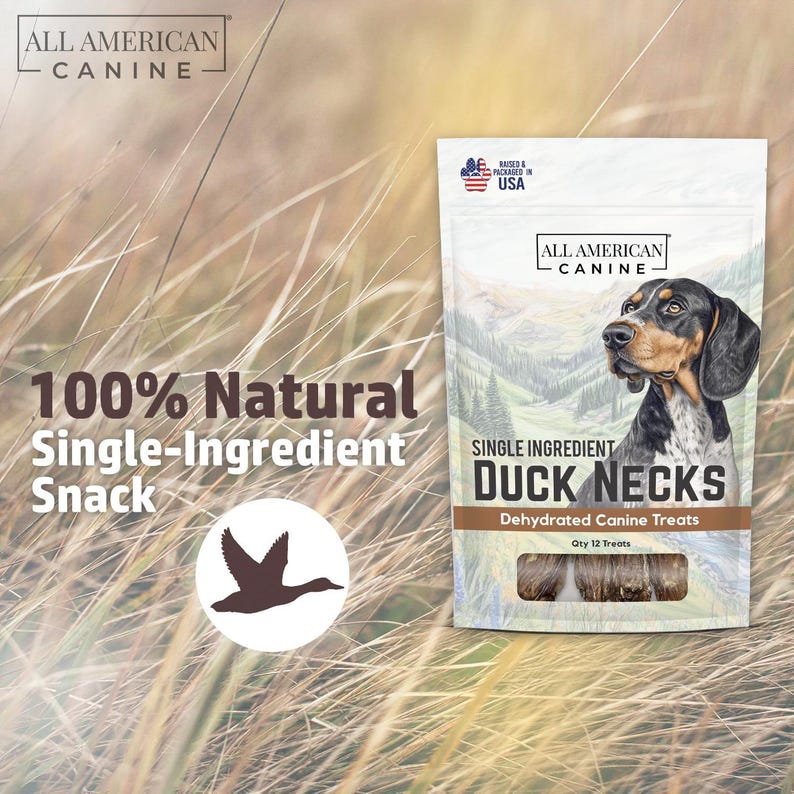 Duck Necks Natural Single Ingredient Chewy Digestible Low-Fat Dehydrated Dog Treats for Training, Rewarding, Teeth Cleaning image 4
