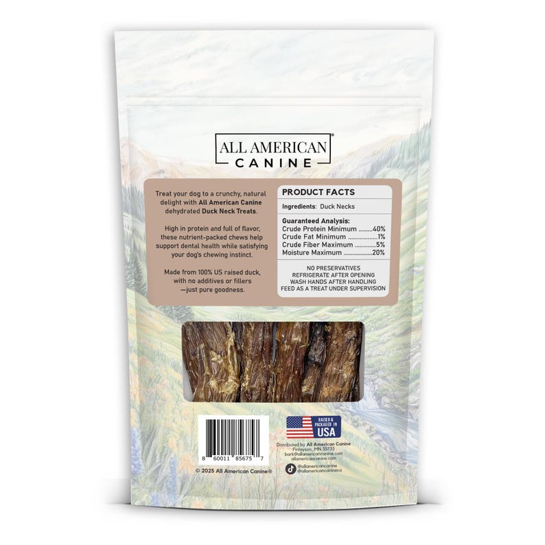 Duck Necks Natural Single Ingredient Chewy Digestible Low-Fat Dehydrated Dog Treats for Training, Rewarding, Teeth Cleaning image 2