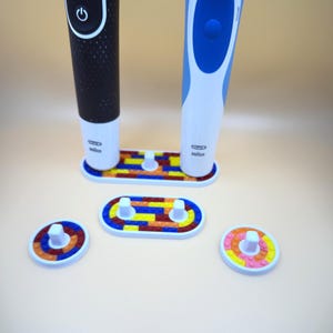 Toothbrush Holder/Oral-B Electric Toothbrush Stand Toothbrush Holder with drip tray/Family Size Toothbrush Holder/Colorful Tootbrush Holders