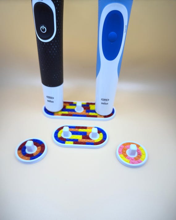 Toothbrush Holder/Oral-B Electric Toothbrush Stand Toothbrush Holder with  drip tray/Family Size Toothbrush Holder/Colorful Tootbrush Holders