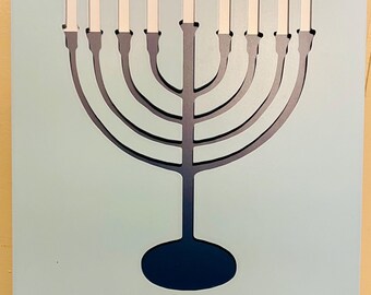 Switch adapted Hanukkah Menorah