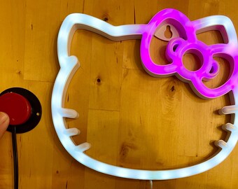 Switch Adapted Hello Kitty Wall Light