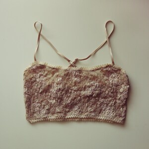 RESERVED for SKYE Ivory Nude Lace Cami Bralette