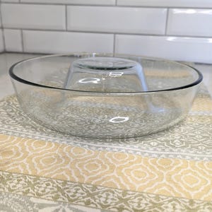 Vintage Pyrex Bundt Pan | Made in France | Clear Glass | 9-inch Cake Pan |  1960s-70s Bakeware | Sustainable Baking