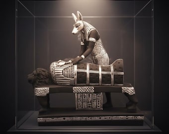 Ancient Egyptian Anubis Statue God of the Afterlife Rare Antiquities