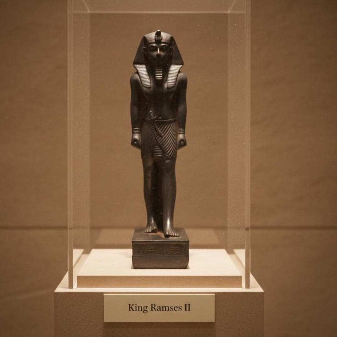 Pharaoh Rames Ii Ancient Egyptian King Ramses II Statue: Pharaoh of Power, Rare ...
