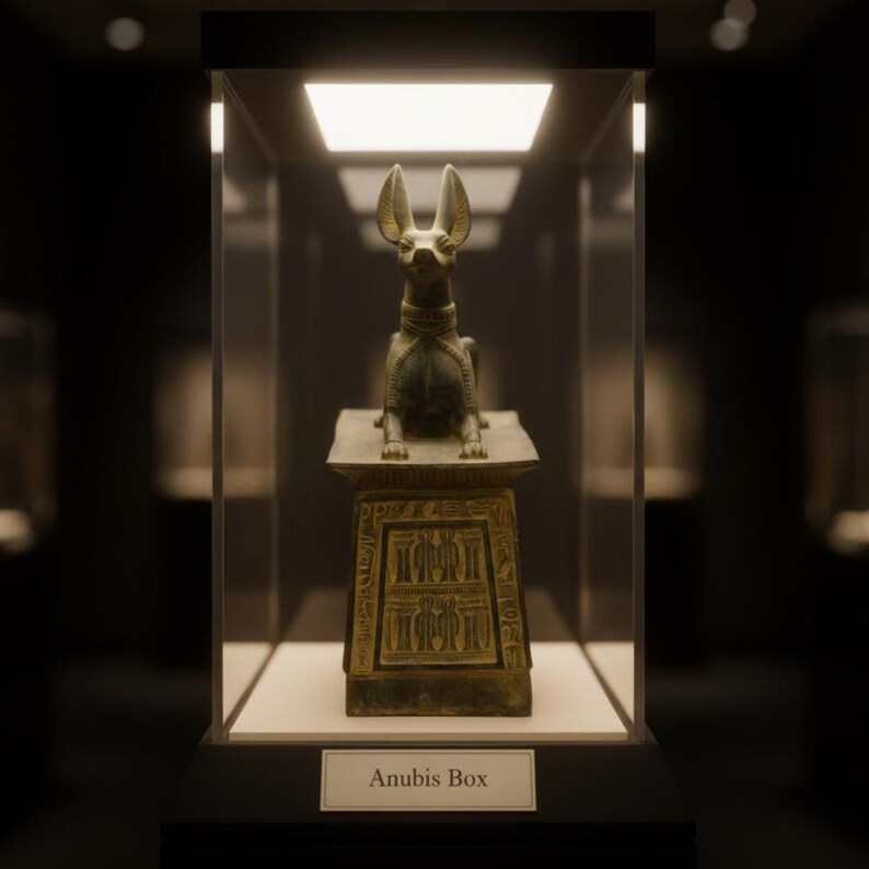 Ancient Egyptian Anubis Box: God of the Underworld & Protector of ...