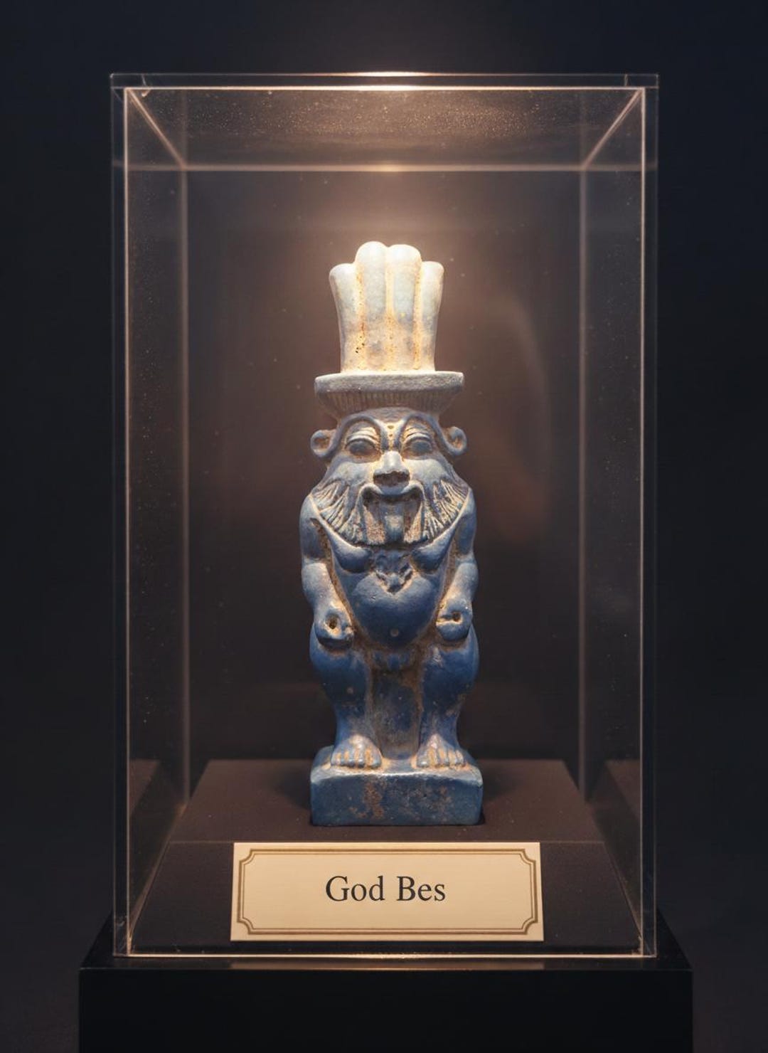 Ancient Egyptian Bes Statue: Protector of the Home | Rare Pharaonic ...