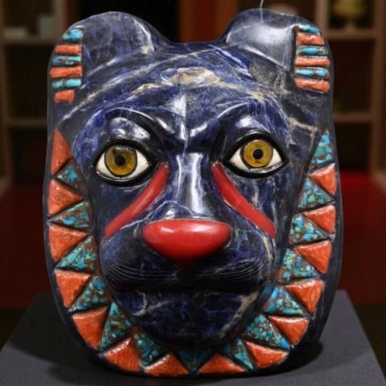 Ancient Egyptian Sekhmet Statue Lioness Goddess Head Rare Pharaonic ...