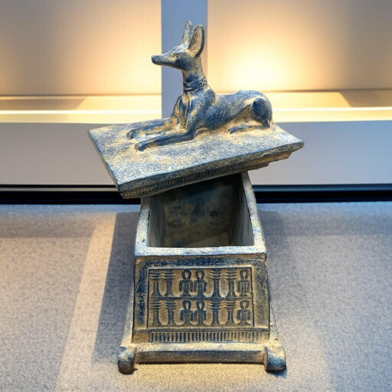 Ancient Egyptian Anubis Box: God of Mummification, Protection & the ...
