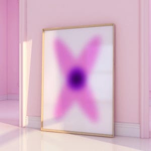 Pink & Purple Aura Wall Art, Aura Wall Art Print, Aesthetic Wall Art, Printable Wall Art, Instant Download, Trendy Wall Art