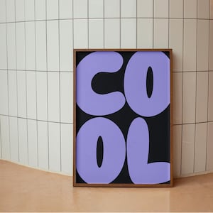 Coole muurkunst, esthetische muurafdruk, digitale downloadafdrukken, grote afdrukbare kunst, preppy kunst aan de muur, downloadbare prints, retroposters