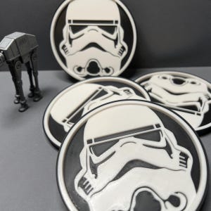 Juego de posavasos de 4 piezas de Stormtrooper