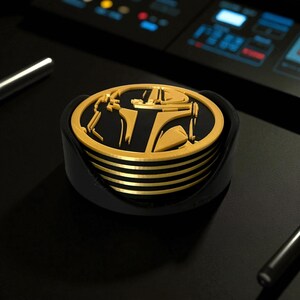 Posavasos dorados de Star Wars, juego de 5 piezas