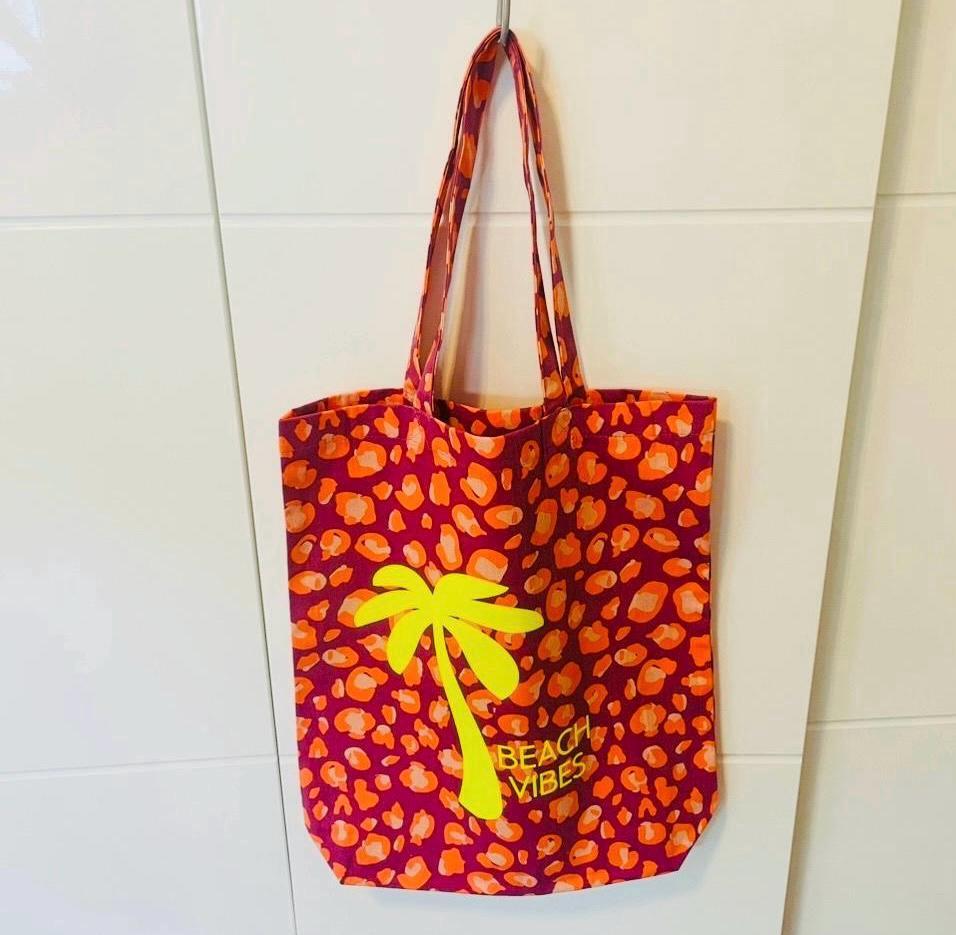 パッチ付きショッパー「Palm & Beach Vibes」自社生産 - Etsy 日本