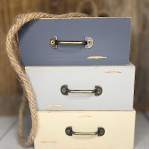 6” drawer planter. rustic vintage farmhouse primitive