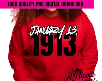January 1913 No Elephant PNG Download | High Quality | J13 | DST