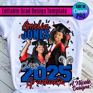 Editable Graduation Template | Design 1