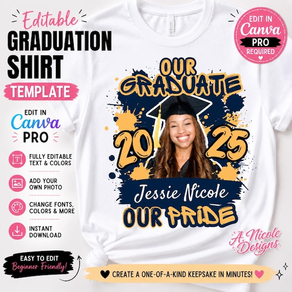 Editable Graduation Template | Our Grad, Our Pride  | Design 3
