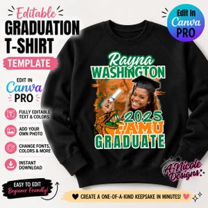 Redigerbar FAMU-examensmall | Design FAMU