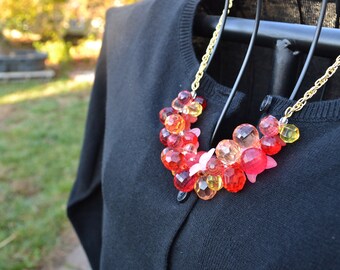 Cluster of Flowers Necklace