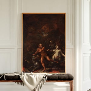 Gates of Hell - Giacomo del Pò | Original Painting, Gothic Decor, Museum Posters, Digital Download