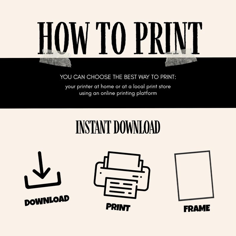 how to print
