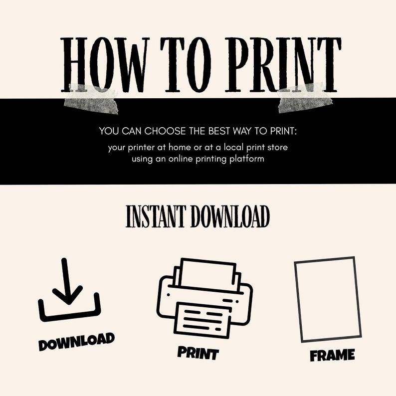 how to print
