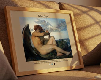 Fallen Angel Print: Alexandre Cabanel Original Painting (Digital Download)