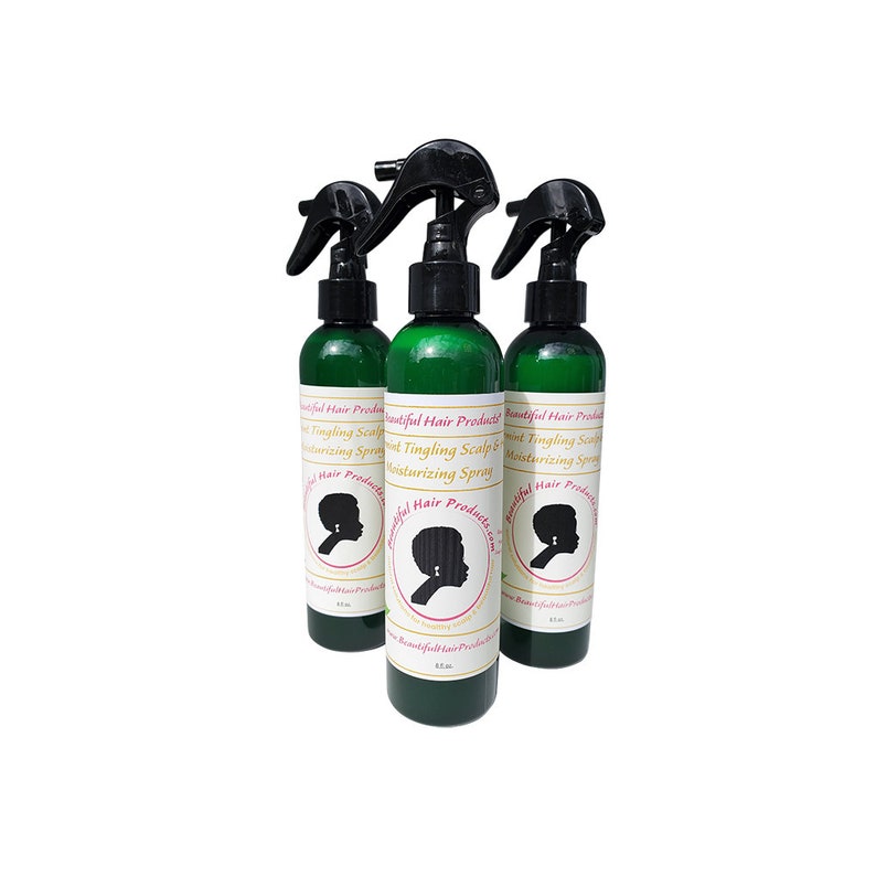 3 - 8 ounce bottles Peppermint Moisturizing hair spray