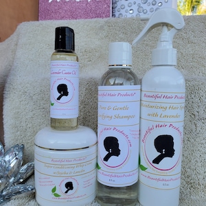 Lavender Basic Hair Care Kit