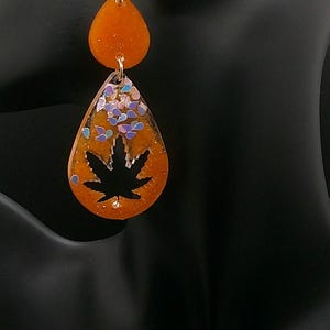 Stoner Leaf Earrings