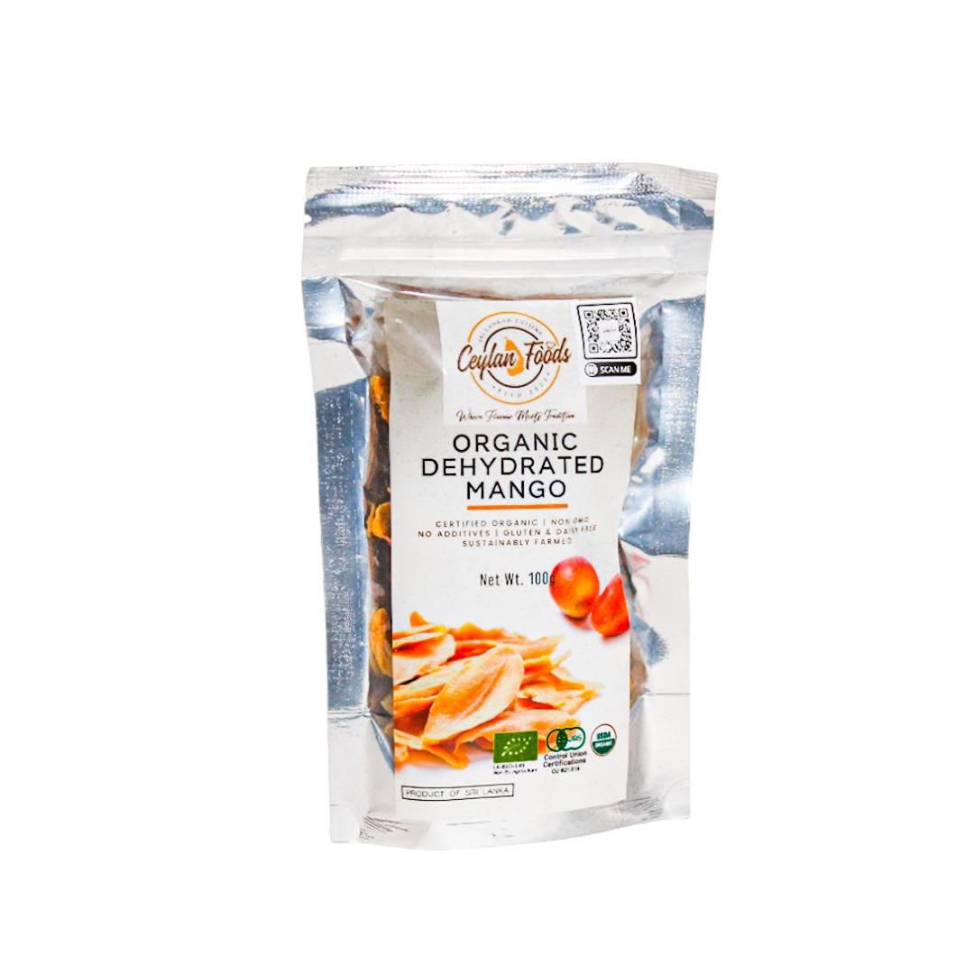Organic Dehydrated Mango Strips