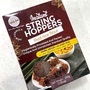 Instant Red Rice String Hopper: Quick Sri Lankan Meal