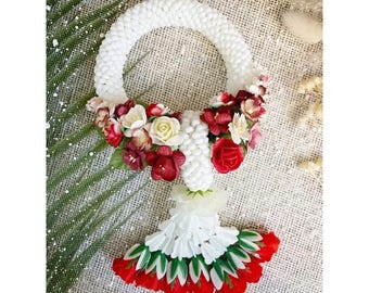 Artificial Jasmine Garland | Thai Style Handmade Garland | Gift Box Option | Faux Silk Flowers | Cultural Gift | Traditional Thai Decor