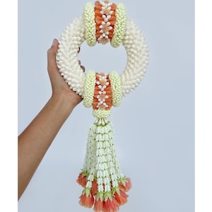 Thai Handmade Royal-Style Wrist Garland | Artificial Flower Phuang Malai
