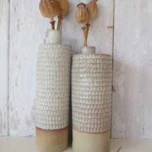 Unique Textured Vase &quot;BOTTLE&quot; Modern & Minimalist 3D Printed Vase for Fresh or Dried Flowers and Decor Gift for HomePottery