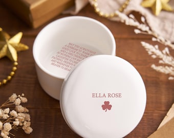Personalized Baptism Gift, First Communion Gift, Confirmation Gift, Keepsake Box, Jewelry Box for Girls, Catholic Religious Gift for Girl