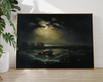 額入りプリント - ウィリアム・ターナー - 海の漁師（1796） - 絵画