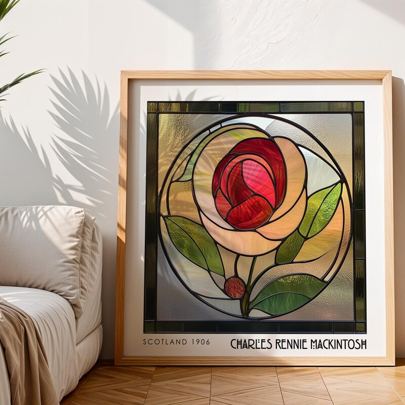 Mackintosh Rose - Etsy