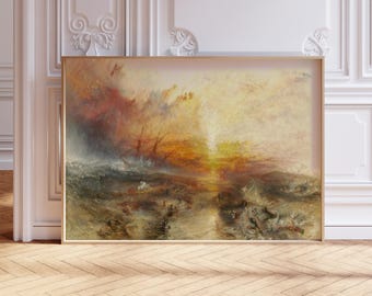 額入りプリント - ウィリアム・ターナー - 海の漁師（1796） - 絵画