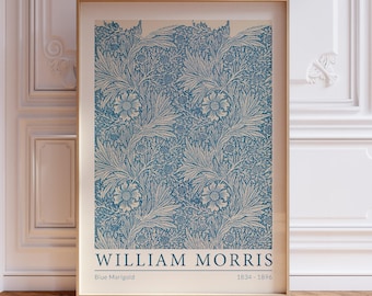 William Morris Floral Art Print, Vintage Wall Decor